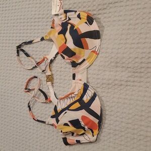 Escape to Paradise Ibiza Print Bikini Top (#11)